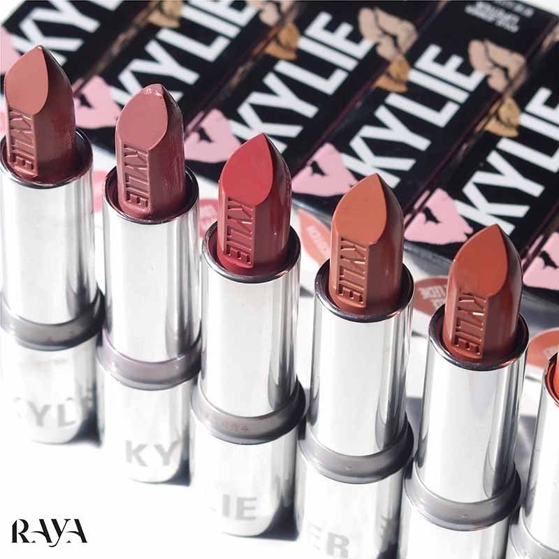 رژ لب جامد و کرمی کایلی کازمتیکس مدل باتراستاچ Butterscotch Kylie Cosmetics Crème Lipstick